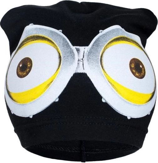 Cappellino primaverile per bambini New Baby con motivo Minion nero (3-4 anni)