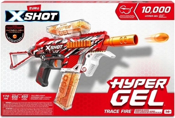 ZURU X-Shot Hyper Gel Trace Fire blaster a pallini in gel