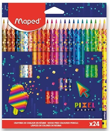 Pastelli MAPED Pixel Party 24 pz