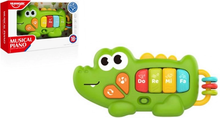 Pianino coccodrillo per bambini piccoli