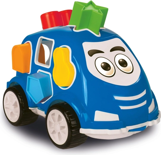 Jamara auto educativo con incastri di forme blu