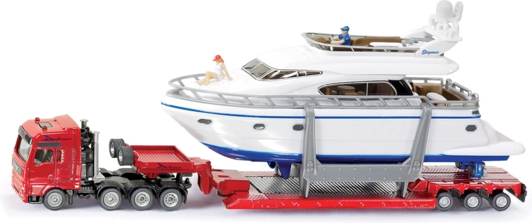 Camion super Siku con yacht