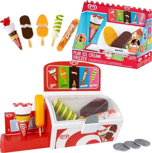 Gelateria per bambini Casdon Algida – freezer per gelati con gelati e monete