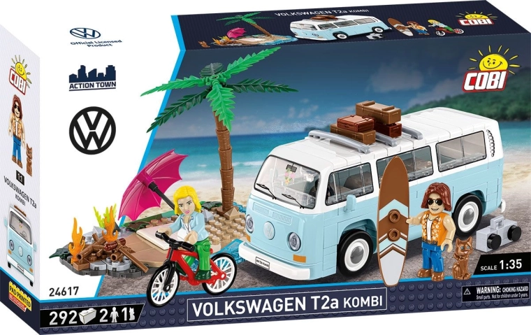 Cobi Volkswagen T2a kombi costruzione 1:35 (292 pezzi)