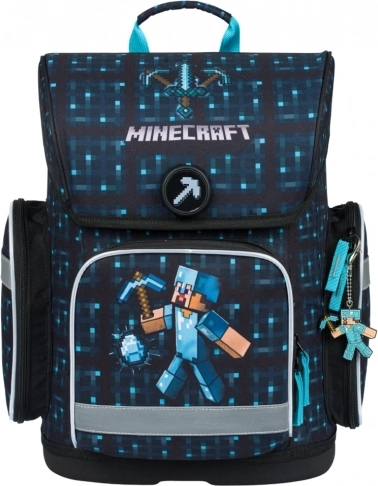 Cartella scolastica Baagl Ergo Minecraft Blue Axe