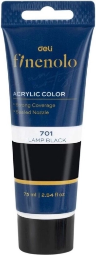 Colore acrilico 75 ml – nero