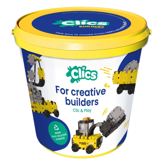 Pratico secchio in materiali riciclati