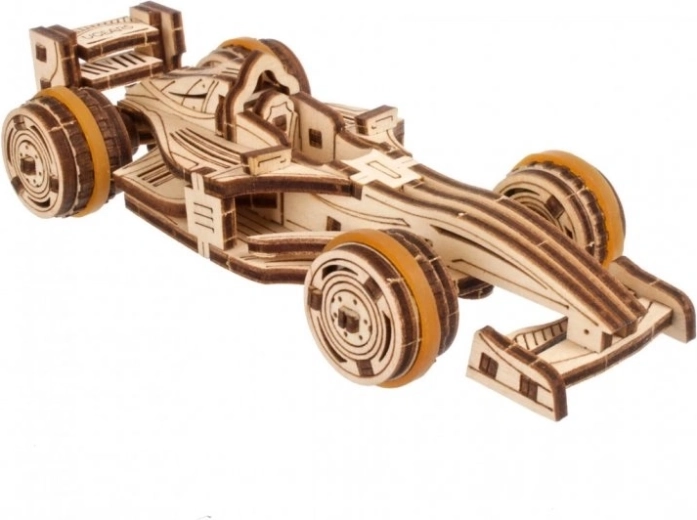 Ugears Compact Racer – puzzle meccanico 3D in legno (monoposto da corsa)
