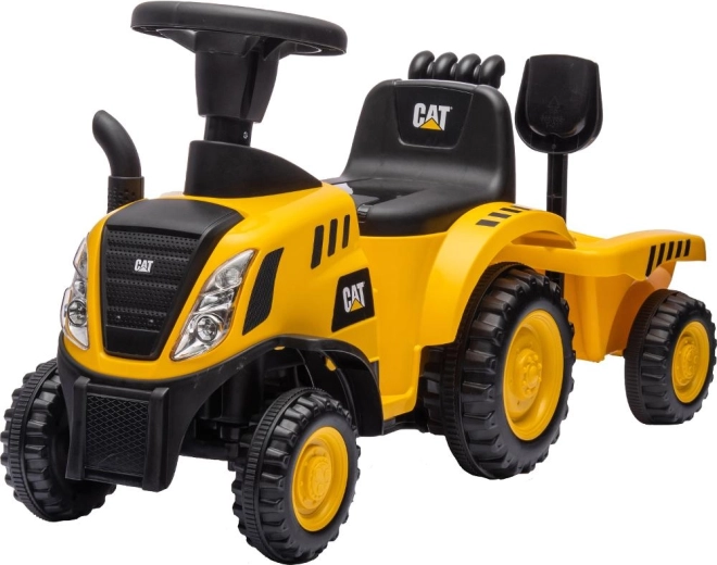 Girello per bambini CAT a forma di trattore con rimorchio