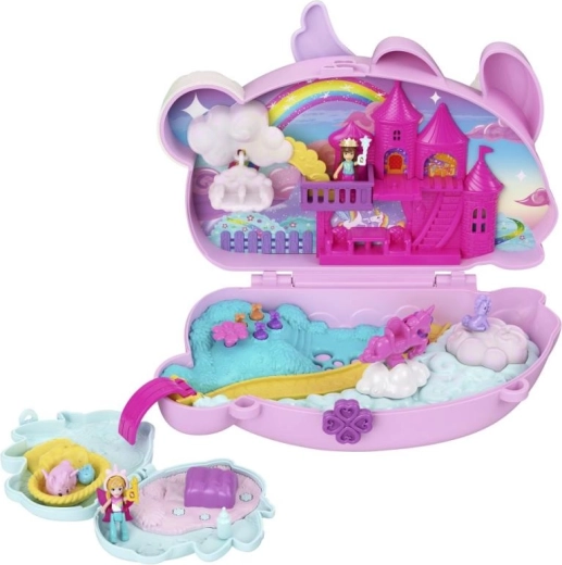Polly Pocket set compatto 2 in 1 Il regno delle fiabe dei coniglietti