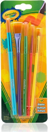Set di pennelli per bambini CRAYOLA – 5 pezzi per pittura creativa