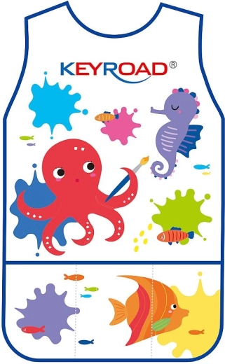 Grembiule artistico per bambini impermeabile senza maniche KEYROAD