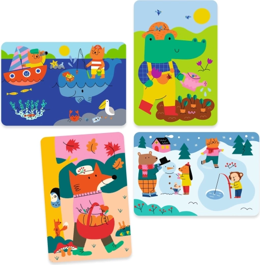 Quattro stagioni in scenette adorabili