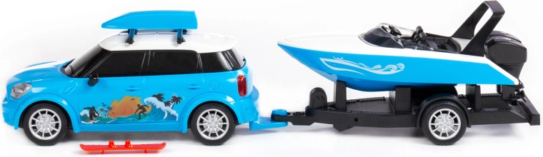 Rimorchio con motoscafo