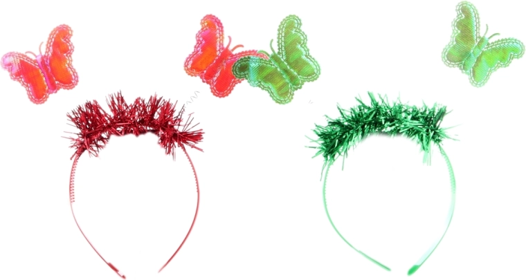 Bacchetta magica e cerchietto con farfalline