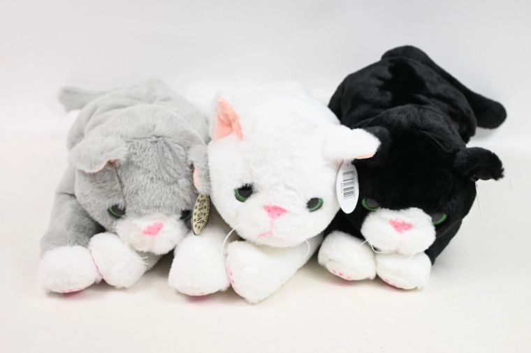Giocattolo gatto su tre ruote con suono, 45 cm
