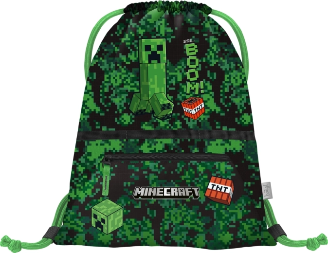 Sacca BAAGL con tasca Minecraft Boom