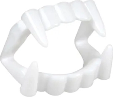 Mascella da vampiro in plastica
