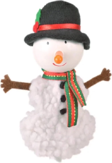 Fiesta Crafts burattino da dito pupazzo di neve