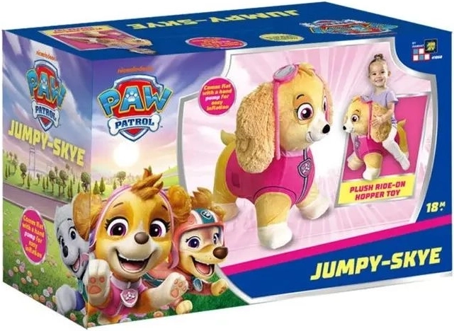 Cagnolino cavalcabile in peluche Skye Paw Patrol
