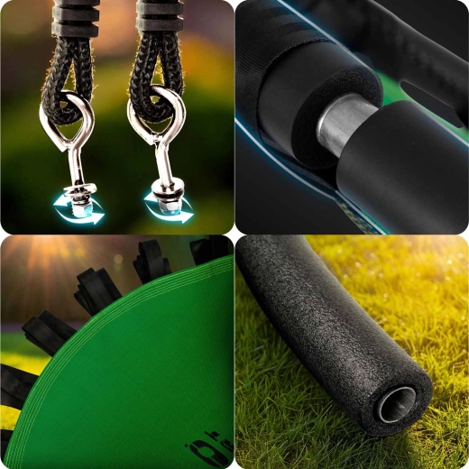 Telaio in acciaio robusto con imbottitura in schiuma