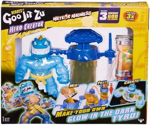Heroes of Goo Jit Zu Hero Creator Tyro che si illumina al buio