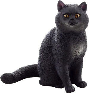 Figura di gatto in plastica per bambini e collezionisti