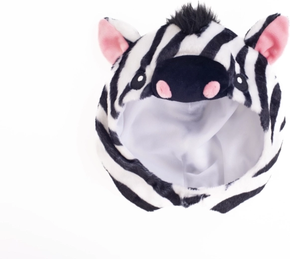 Felpa zebrata removibile per un gioco interattivo