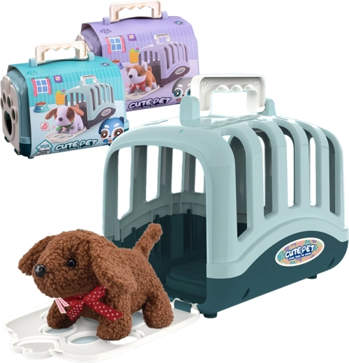 Animaletti di peluche nella trasportina – set da 15 pezzi