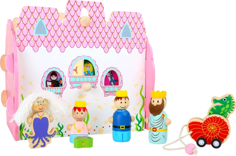 Figure in legno e accessori per raccontare storie