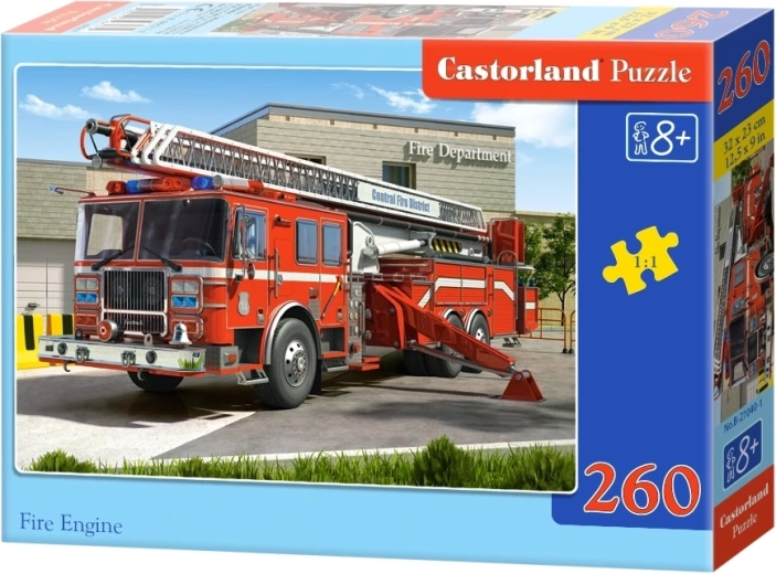 Puzzle per bambini Camion dei pompieri, 260 pezzi