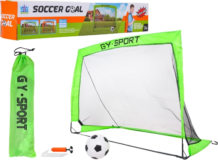 Porta da calcio pieghevole con accessori