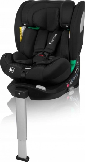 Seggiolino per auto Lionelo Braam Air i-Size 40-150 cm nero