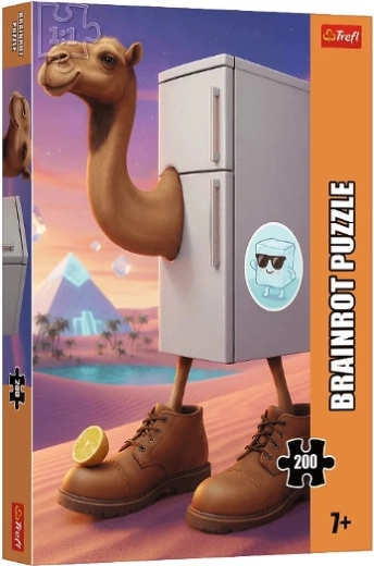 Puzzle BrainRots “cammello del frigorifero” da 200 pezzi