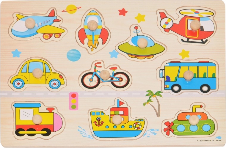 Inserto in legno Trasporti