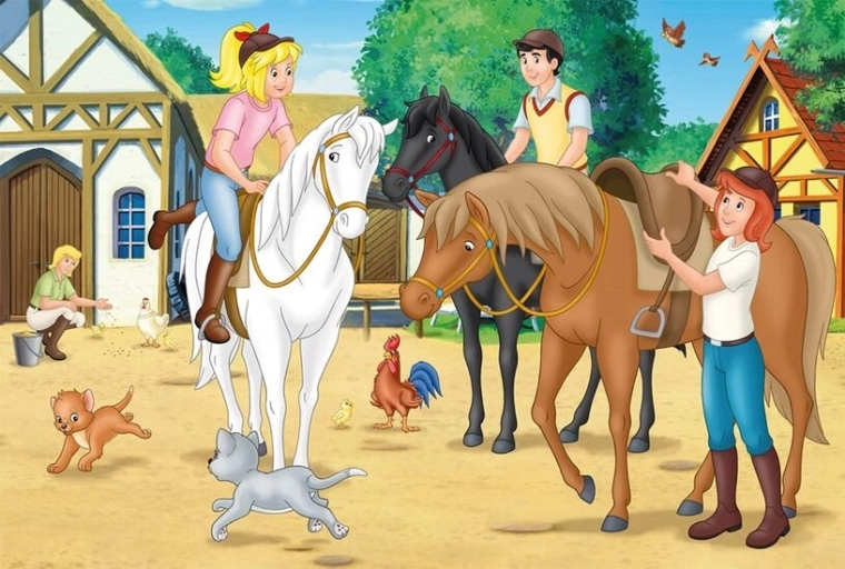 Cavalcate e allenamento con le eroine preferite