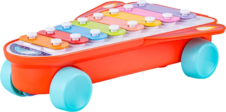8 tasti in metallo per le prime note