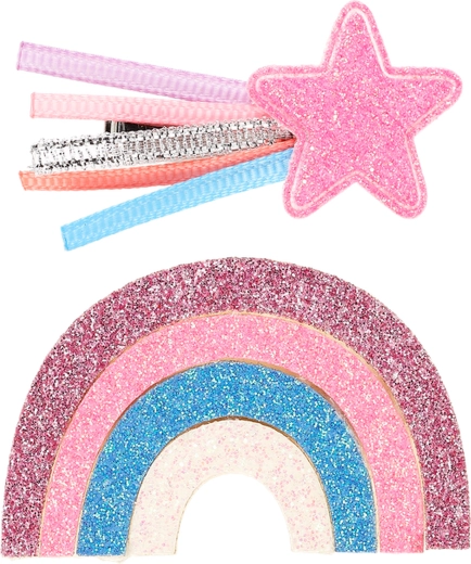 Souza! mollette per capelli Sienna con stella arcobaleno - 2 pezzi