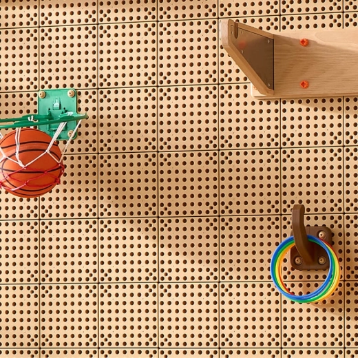 Parete di gioco modulare con accessori