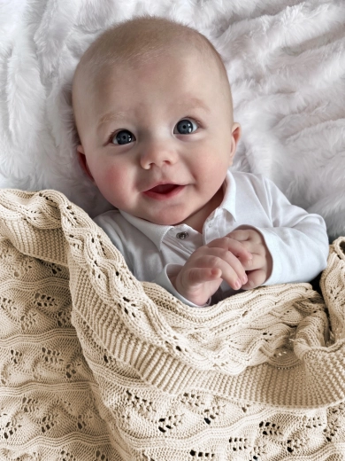 Coperta morbida per passeggino e culla