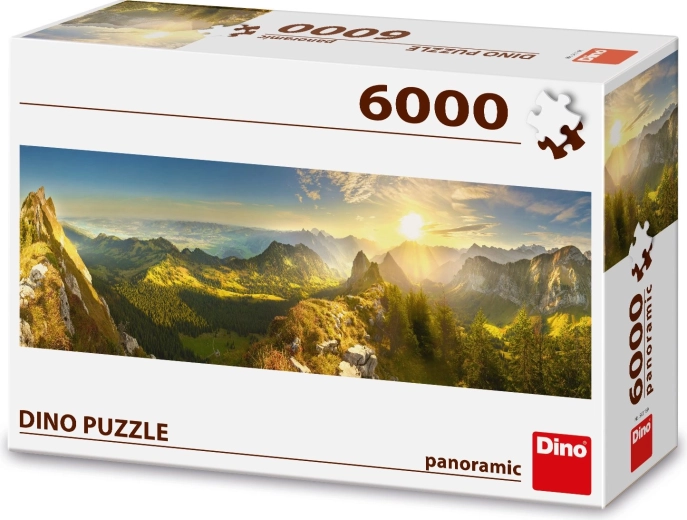 Paesaggio panoramico della Svizzera