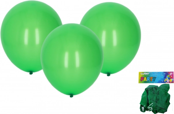 Set di palloncini verdi gonfiabili 10 pz