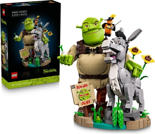 LEGO Shrek – Shrek, asino e Gatto con gli stivali