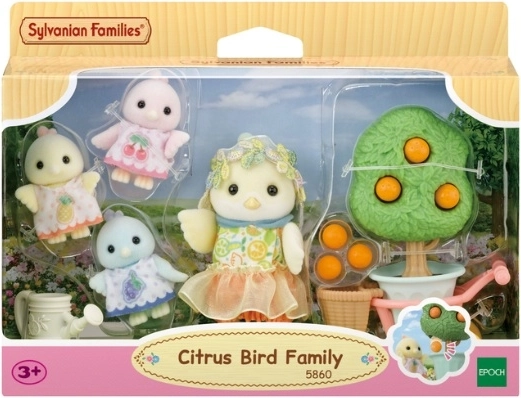 Famiglia di uccellini Citrus Sylvanian Families