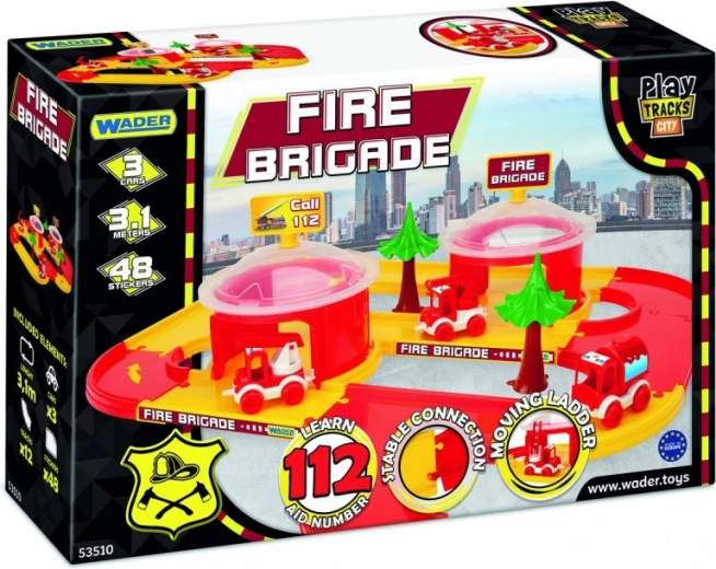 Play Tracks City vigili del fuoco – set di gioco Wader Kid Cars