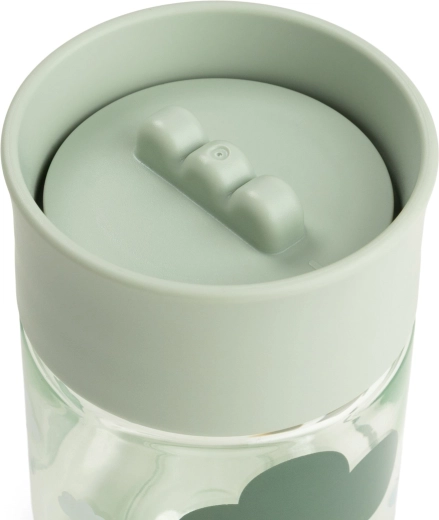 Set da tavola Done by Deer Foodie con tazza 360° Tiny trails, verde
