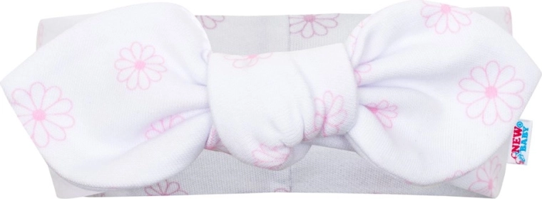 Fascia elastica con fiocco in fantasia coordinata