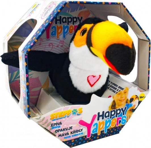 Steppos Happy Yappers tucano – uccellino parlante interattivo da polso