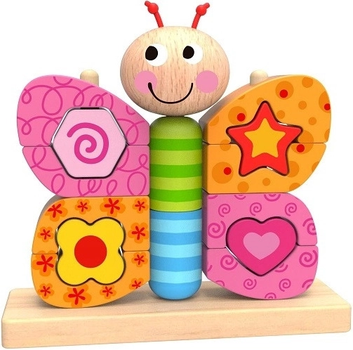 Puzzle a forma di farfalla