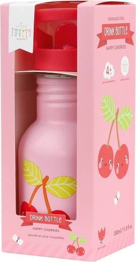 A Little Lovely Company bottiglia in acciaio inox 350 ml – allegre ciliegine